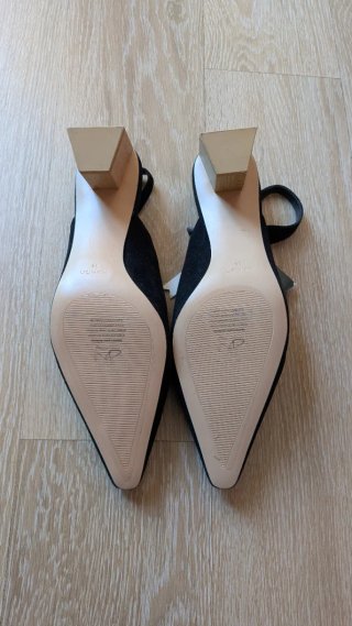 Zapatos tacón Mango negros talla 38 nuevos