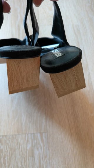 Zapatos tacón Mango negros talla 38 nuevos