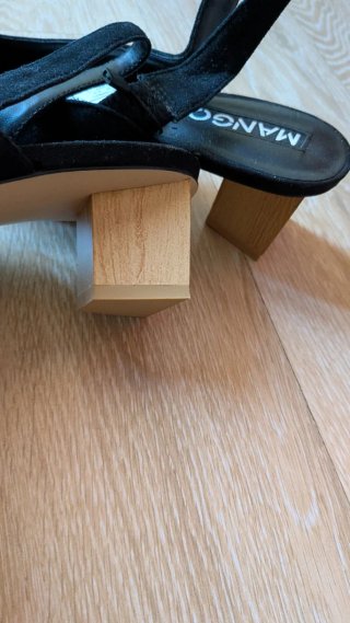 Zapatos tacón Mango negros talla 38 nuevos