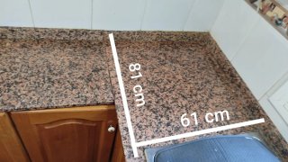 Encimera Mármol Granito Rosa Porriño 2 cm