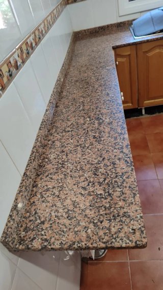 Encimera Mármol Granito Rosa Porriño 2 cm