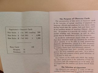 Cartas para aprender chino y japonés.