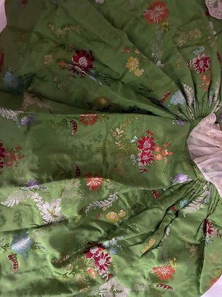 Traje Fallera Seda Rafael Catalá Verde