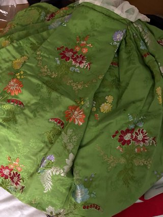 Traje Fallera Seda Rafael Catalá Verde