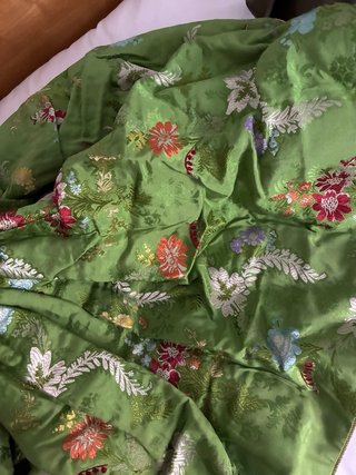 Traje Fallera Seda Rafael Catalá Verde