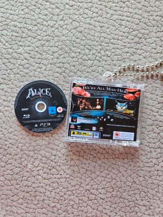 Alice Madness Returns ps3 mini CD portachiavi