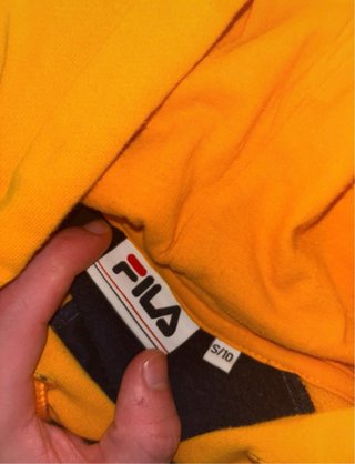 Sudadera Fila Adulto Azul y Amarillo