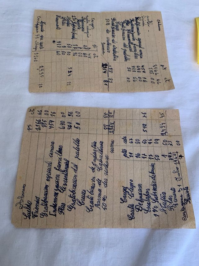 Lote 3 Recibos Caridad y Hacienda 1960