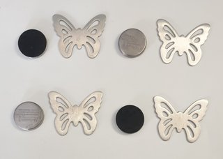 Set 4 Pesi Magnetici Tovaglia Farfalla