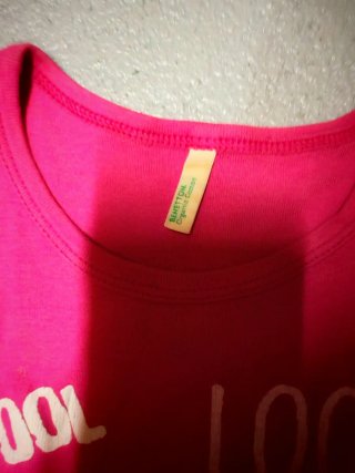 Maglietta bimba con stampa labbra