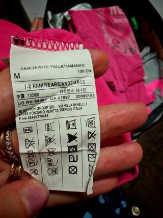 Maglietta bimba con stampa labbra