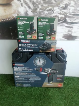 Taladro Percutor Parkside 12V 4Ah