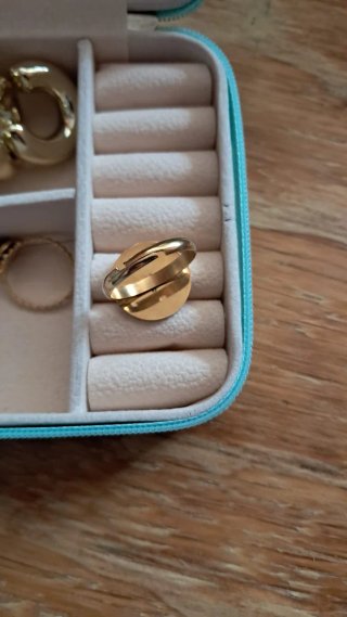 Anillo Tous Acero Inoxidable Ajustable
