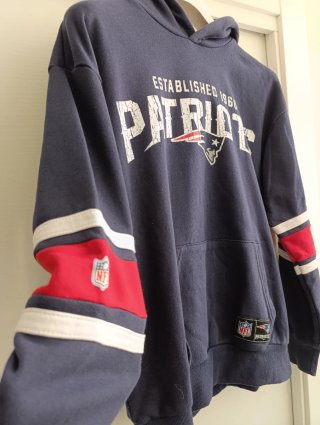 Felpa con cappuccio New England Patriots