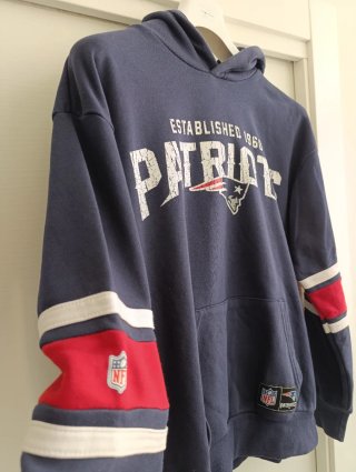 Felpa con cappuccio New England Patriots
