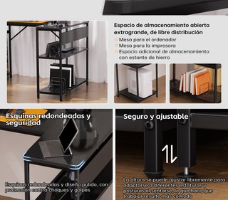 SIN ABRIR Mesa Escritorio Esquinero en L