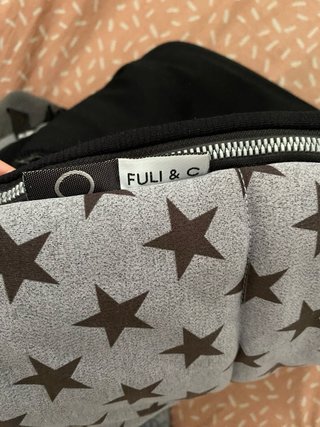 Saco Carrito Bebé Invierno Estrellas Gris
