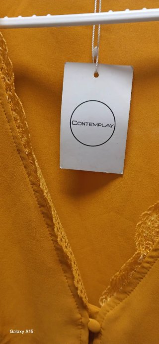 Vestido Contemplay Amarillo Talla L