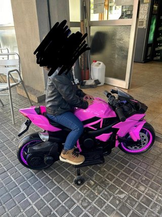 Moto Eléctrica Rosa Niña