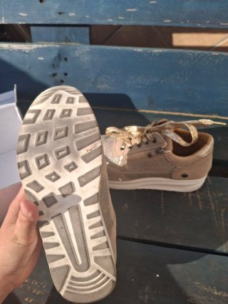 Zapatillas lona gris mujer Talla 37/38 (Baratas)