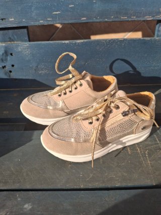Zapatillas lona gris mujer Talla 37/38 (Baratas)