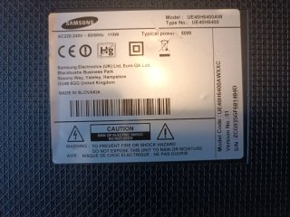Samsung 40 Smart TV - Pantalla Rota