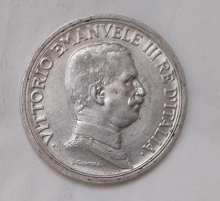 Vittorio Emanuele lll. 2 Lire Quadriga 1916 SPL +