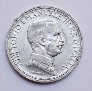 Vittorio Emanuele lll. 2 Lire Quadriga 1916 SPL +