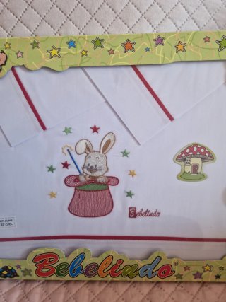 Juego Sábanas Cuna Bebelindo 80x130