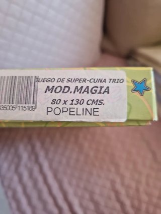 Juego Sábanas Cuna Bebelindo 80x130
