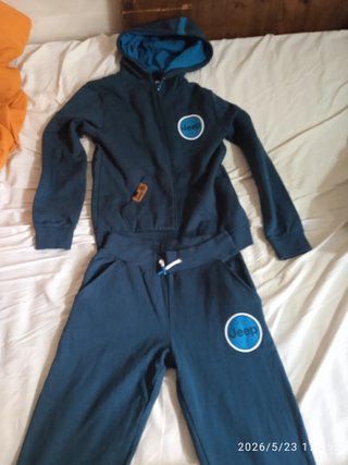 Jeep Felpa con Cappuccio e Pantalone Taglia L