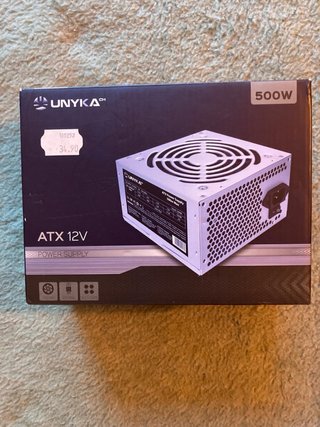 Fuente UNYKA ATX 12V 500W