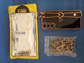 Custodia Samsung Galaxy S22 Oro Nero
