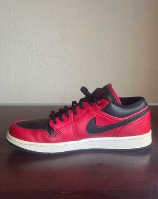 Nike Air Jordan 1 Low Rojo y Negro