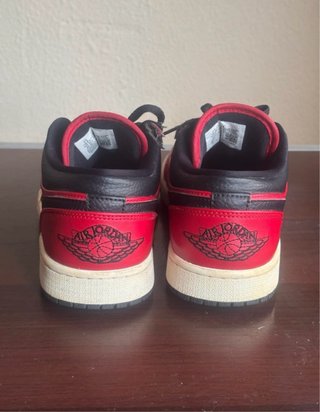 Nike Air Jordan 1 Low Rojo y Negro