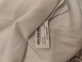 Top Zara Blanco Volantes Talla S