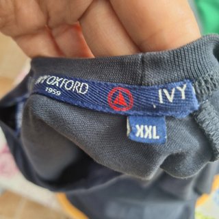 T-shirt uomo blu Ivy Oxford XXL
