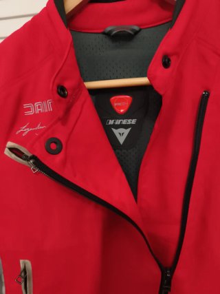 Chaqueta Dainese Moto Mujer Roja