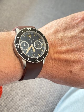 Ryka | Reloj de buceo militar en acero y negro
