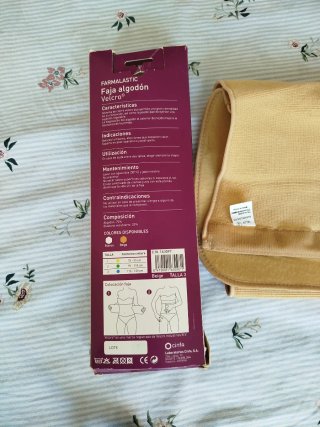 Faja Lumbar Farmalastic Beige Talla 3