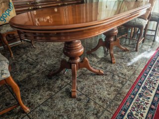 Mesa de comedor de madera Regalo 4 sillas