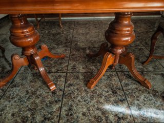 Mesa de comedor de madera Regalo 4 sillas