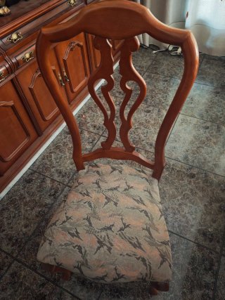 Mesa de comedor de madera Regalo 4 sillas