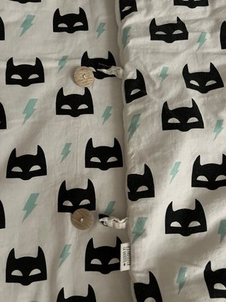Saco capazo cuna polar estampado Batman