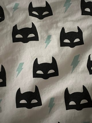 Saco capazo cuna polar estampado Batman