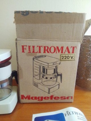 Cafetera Vintage Magefesa Filtromat 220V