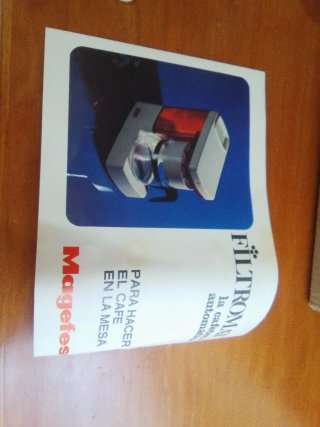 Cafetera Vintage Magefesa Filtromat 220V