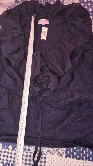 Cardigan azul mujer talla única