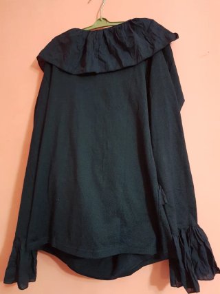 Cardigan azul mujer talla única