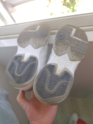 Zapatillas pádel INDOOR blancas y azules